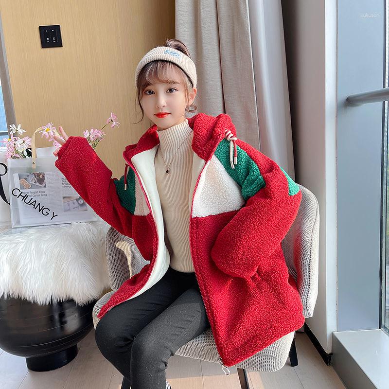 Jackets 2023 Teenage Children Tops Fashion Thicken Beautiful Autumn Winter Girl Coat Lamb Wool Warm Hooded Coats Kids W41, Blue
Jackets 2023 Teenage Children Tops Fashion Thicken Beautiful Autumn Winter Girl Coat Lamb Wool Warm Hooded Coats Kids W41, Blue