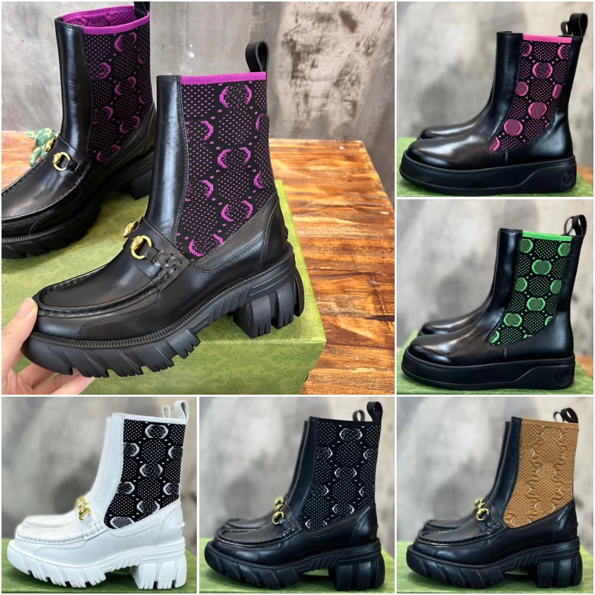 Luxury classic Ankle Boots Designer Women With Boots Jerse Fashion training Shoes knitting Leather Miss Winter Mid heel Short Boot Size 35-41, Color6
Luxury classic Ankle Boots Designer Women With Boots Jerse Fashion training Shoes knitting Leather Miss Winter Mid heel Short Boot Size 35-41, Color6