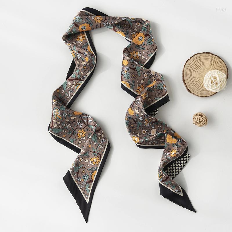 Scarves 2023 Retro Satin Silk Hair Ribbon Scarf For Women Flower Print Skinny Scrunchies Hairbands Neckerchief Wrist Wrap Neck Tie
Scarves 2023 Retro Satin Silk Hair Ribbon Scarf For Women Flower Print Skinny Scrunchies Hairbands Neckerchief Wrist Wrap Neck Tie