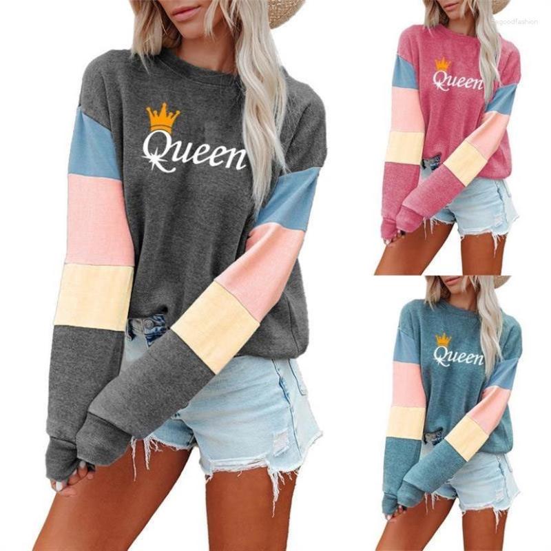 Women' Hoodies Queen Print 2023 Women Autumn Winter Sweatshirts Female Pullover Fashion Color Stitching Tops Ladies Streetwear, Blue
Women' Hoodies Queen Print 2023 Women Autumn Winter Sweatshirts Female Pullover Fashion Color Stitching Tops Ladies Streetwear, Blue