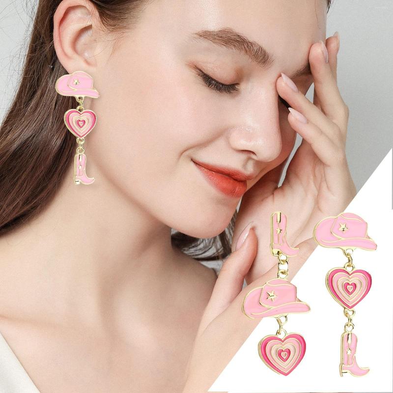 Stud Earrings Fashion Jewelry Modern Girl Hat Love Cowboy Boots Oil Dripping Multi Layer Female
Stud Earrings Fashion Jewelry Modern Girl Hat Love Cowboy Boots Oil Dripping Multi Layer Female