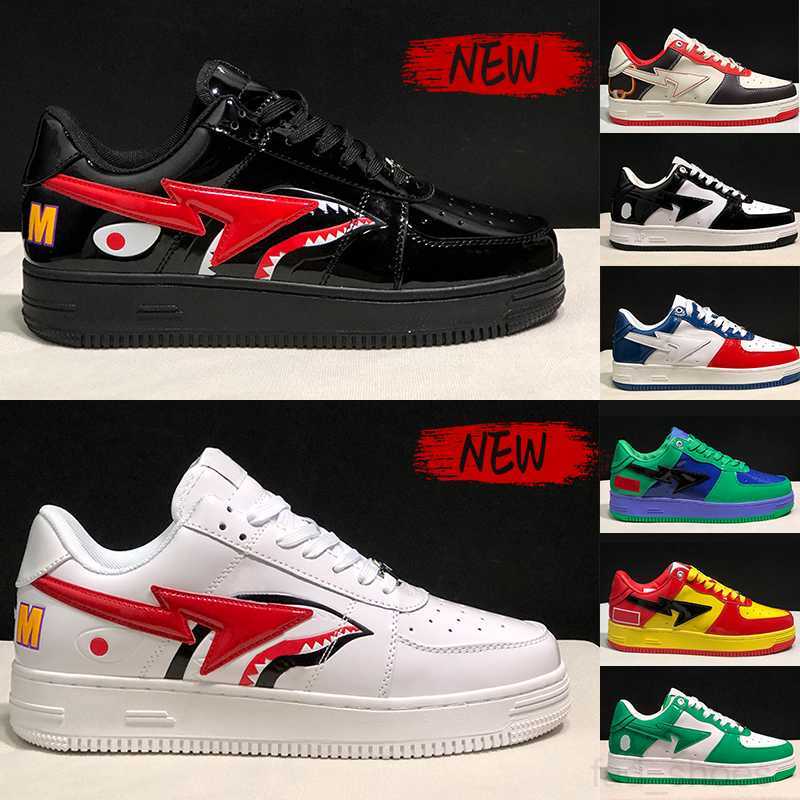 SK8 Men Women Casual Shoes Bapestas Sta Low sneaker Court designer Nigo Bathing Apes mens Shark Black white Grey Patent Leather Green ABC Camo womens sneakers GAI, #30- pastel green
SK8 Men Women Casual Shoes Bapestas Sta Low sneaker Court designer Nigo Bathing Apes mens Shark Black white Grey Patent Leather Green ABC Camo womens sneakers GAI, #30- pastel green