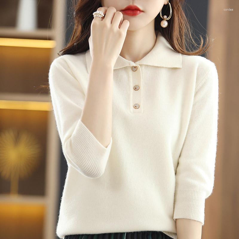Women's Sweaters 2023 Wool Women's Three-quarter Sleeve Sweater Short Fashion Slim Cashmere Knit Solid Color Pullover T-Shirt Home Style, Rice apricot
Women's Sweaters 2023 Wool Women's Three-quarter Sleeve Sweater Short Fashion Slim Cashmere Knit Solid Color Pullover T-Shirt Home Style, Rice apricot