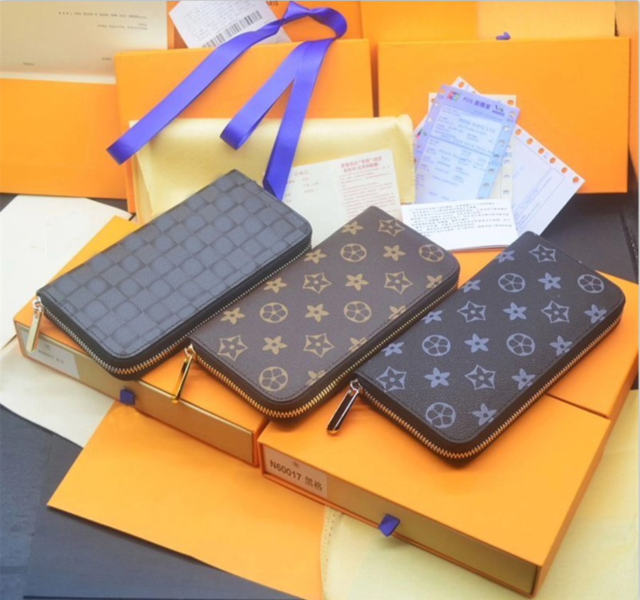 Designer card holder men wallet luxury women long wallets clutch purse Large capacity wallet pu leather business zippy checkered phone-bag handbag with orange box, Pink embossing
Designer card holder men wallet luxury women long wallets clutch purse Large capacity wallet pu leather business zippy checkered phone-bag handbag with orange box, Pink embossing