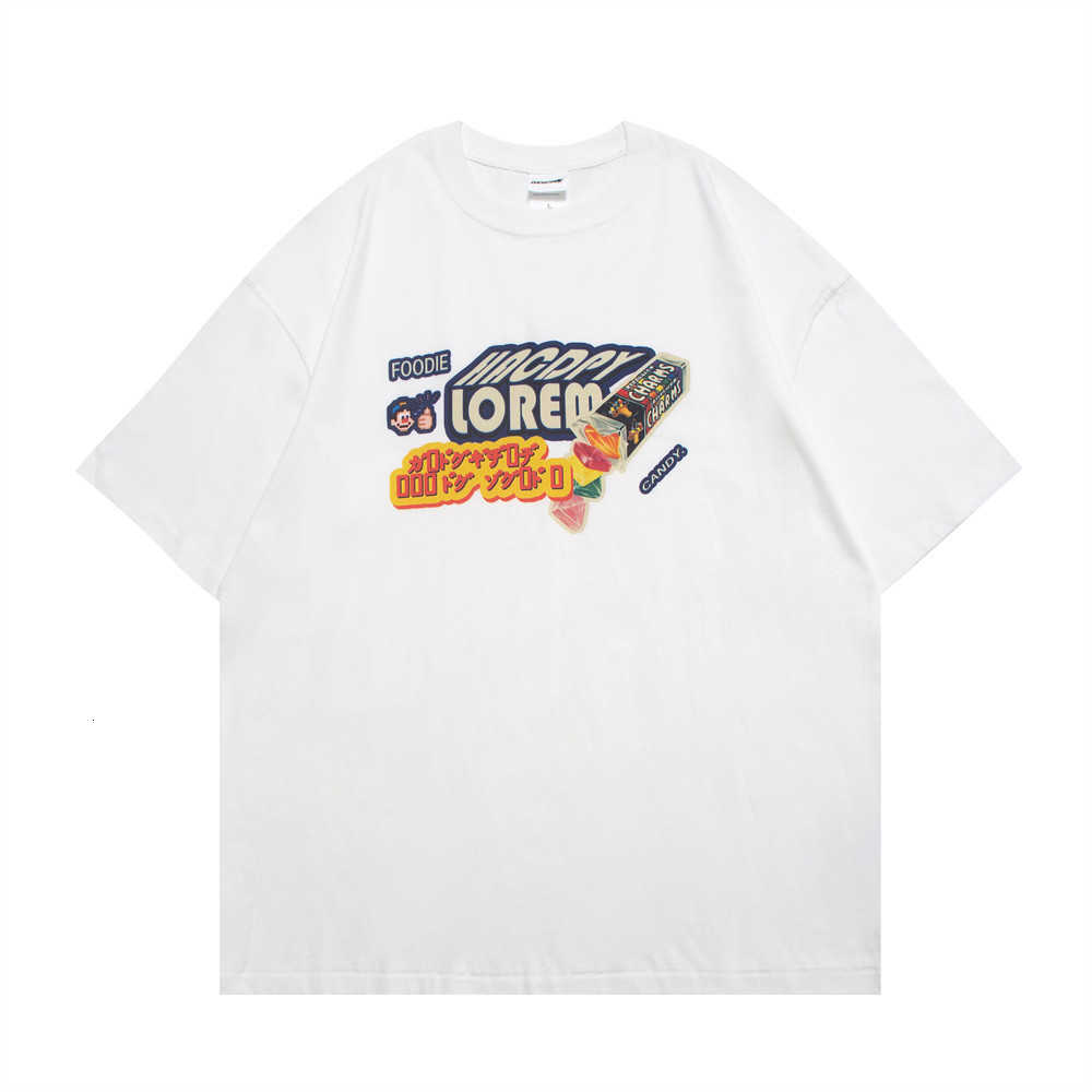 Creative Letter Digital Printing Short Sleeve T-shirt Men's Ins Street American Loose Relaxed Round Neck Half, White
Creative Letter Digital Printing Short Sleeve T-shirt Men's Ins Street American Loose Relaxed Round Neck Half, White