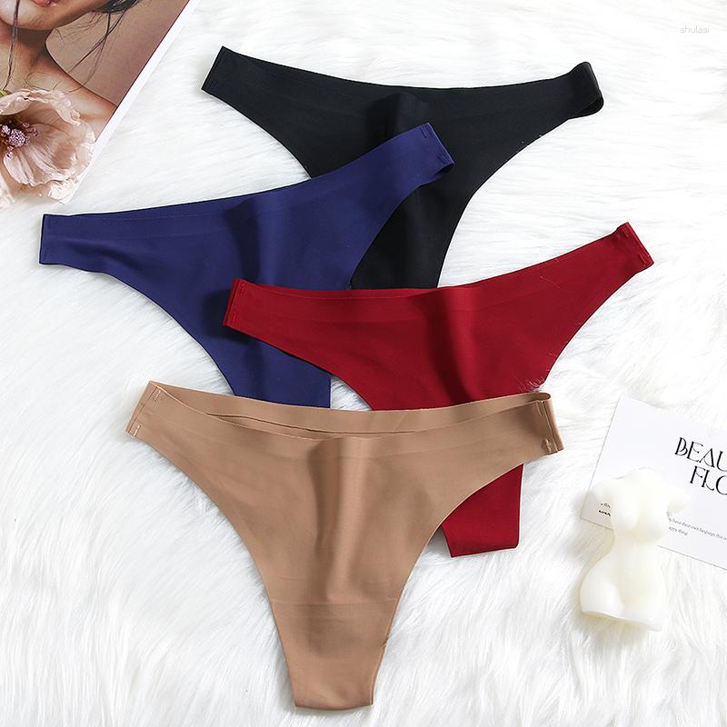 Women' Panties TrowBridge Solid Simple Women' Thong Sexy Seamless Underwear Girl G-String Skin-Friendly Lingerie Silk Satin Underpants, Wine red
Women' Panties TrowBridge Solid Simple Women' Thong Sexy Seamless Underwear Girl G-String Skin-Friendly Lingerie Silk Satin Underpants, Wine red
