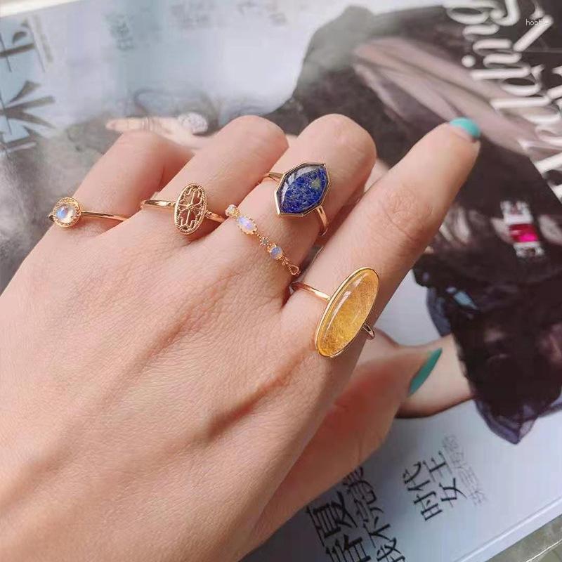 Cluster Rings LAMOON Vintage Ring Women Accessories Fine Jewelry Natural Yellow Rutilated Quartz 925 Sterling Silver Gold Plated RI185
Cluster Rings LAMOON Vintage Ring Women Accessories Fine Jewelry Natural Yellow Rutilated Quartz 925 Sterling Silver Gold Plated RI185