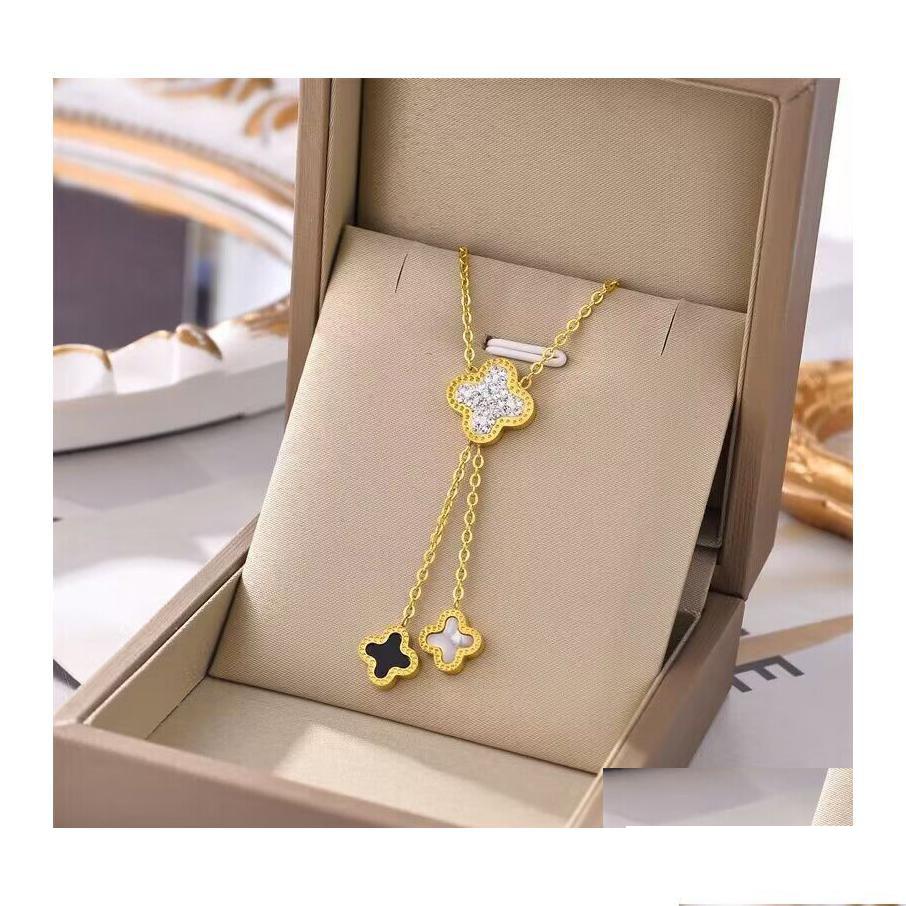 Pendant Necklaces Car Dvr Designer Jewelry Fashion Classic Lucky Clover 18K Gold Necklace Birthday Gift Engagement Dhgrh
Pendant Necklaces Car Dvr Designer Jewelry Fashion Classic Lucky Clover 18K Gold Necklace Birthday Gift Engagement Dhgrh