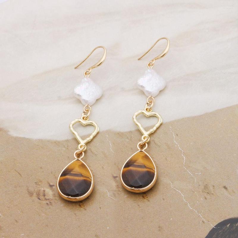 Dangle Earrings NeeFuWoFu Natural Stone Woman Freshwater Pearl Superior Quality Spherical Charm Wholesale Large Brinco Ear Oorbellen
Dangle Earrings NeeFuWoFu Natural Stone Woman Freshwater Pearl Superior Quality Spherical Charm Wholesale Large Brinco Ear Oorbellen
