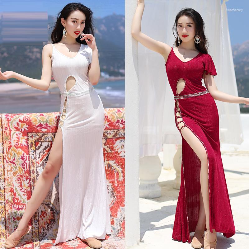 Stage Wear Women's Belly Dance Clothes Practice Sexy Hollow One-piece Long Skirt Suit, Black
Stage Wear Women's Belly Dance Clothes Practice Sexy Hollow One-piece Long Skirt Suit, Black