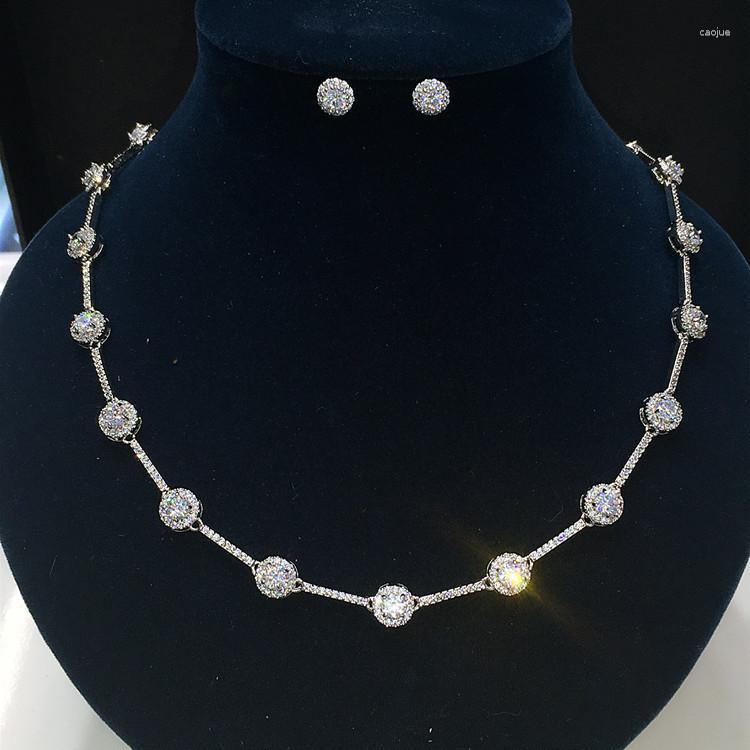 Necklace Earrings Set Luxury Classic White Gold Color CZ Stone Wedding Bridal Dress Accessories For Girls Women GLN0312/GLE4826Y, Picture shown
Necklace Earrings Set Luxury Classic White Gold Color CZ Stone Wedding Bridal Dress Accessories For Girls Women GLN0312/GLE4826Y, Picture shown