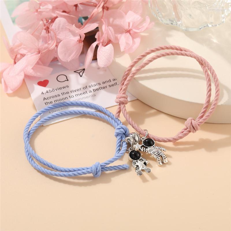 Link Bracelets Chain Pieces/Set Magnet Couple Bracelet Bangle Star Astronaut Attractive Fashion Valentine's Day Jewelry Rope GiftLink
Link Bracelets Chain Pieces/Set Magnet Couple Bracelet Bangle Star Astronaut Attractive Fashion Valentine's Day Jewelry Rope GiftLink