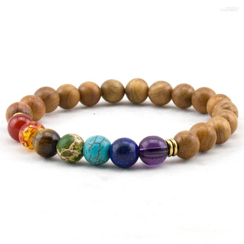 Strand Fashion Mens Natural Wooden Beaded Root Chakra Bracelet 7 Yoga Meditation Mala Beads Bracelets For Women
Strand Fashion Mens Natural Wooden Beaded Root Chakra Bracelet 7 Yoga Meditation Mala Beads Bracelets For Women