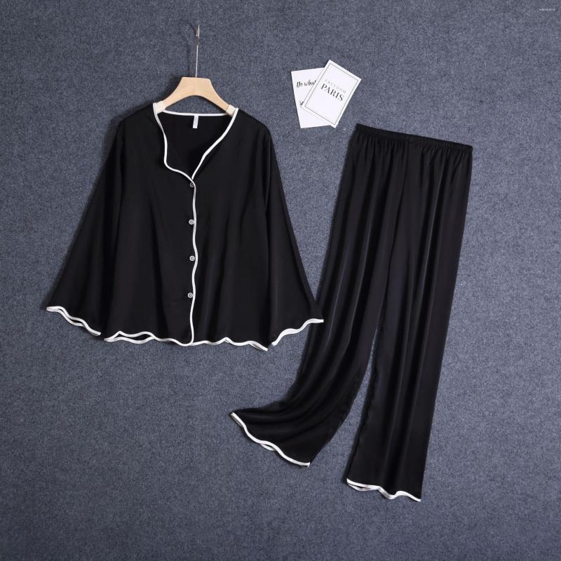 Women's Sleepwear Pajamas Set Casual 2PCS Shirt&Pants Faux Silk For Women Solid Nightwear Pijamas Soft Lingerie Lounge Wear Homewear, Pink
Women's Sleepwear Pajamas Set Casual 2PCS Shirt&Pants Faux Silk For Women Solid Nightwear Pijamas Soft Lingerie Lounge Wear Homewear, Pink