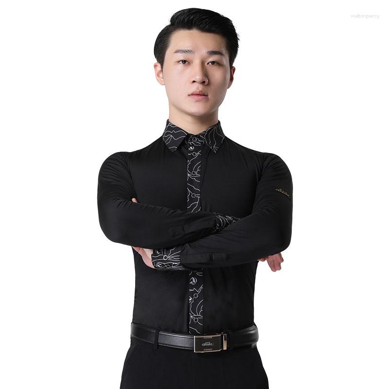 Stage Wear Latin Shirt Dance Clothes Man Salsa Rumba Chacha Long Sleeve Performance Practice Costume, See chart
Stage Wear Latin Shirt Dance Clothes Man Salsa Rumba Chacha Long Sleeve Performance Practice Costume, See chart