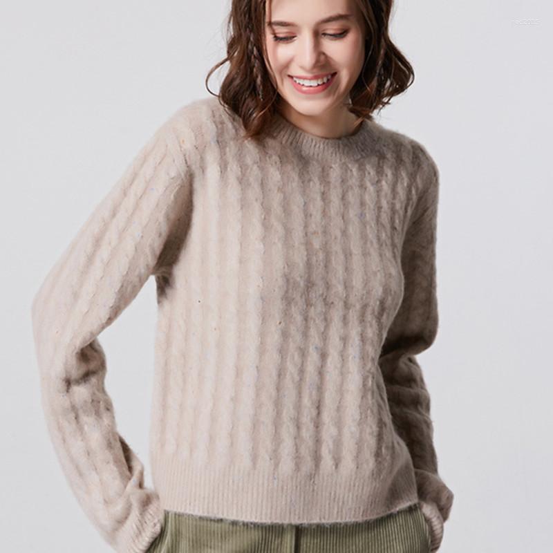 Women's Sweaters Women O-Neck Loose Woolen Long Sleeve Twisted Flower Simple Autumn Winter 2023 Ladies Casual Jumper
Women's Sweaters Women O-Neck Loose Woolen Long Sleeve Twisted Flower Simple Autumn Winter 2023 Ladies Casual Jumper