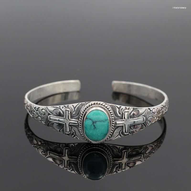 Bangle Green Natural Stone Cross Pattern Bracelets For Women Vintage Aesthetic Bangles Party Gifts Ladies Jewelry Accessories Wholesale
Bangle Green Natural Stone Cross Pattern Bracelets For Women Vintage Aesthetic Bangles Party Gifts Ladies Jewelry Accessories Wholesale