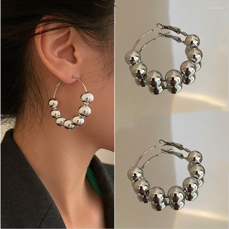 Dangle Earrings Fashion Trend Anti-Allergy Ball Hoop Ladies Simple Elegant Beaded Birthday Party Jewelry High Quality
Dangle Earrings Fashion Trend Anti-Allergy Ball Hoop Ladies Simple Elegant Beaded Birthday Party Jewelry High Quality
