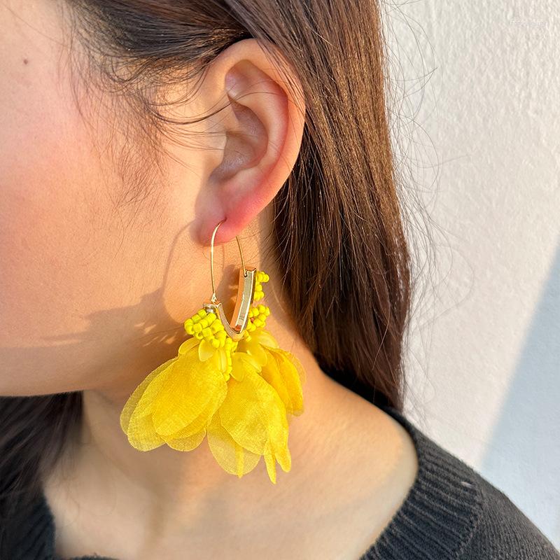 Dangle Earrings Trendy Bohemia Style Colorful Acrylic Beaded Delicate Vintage Flower Petal Jewellery For Women Classic Jewelry
Dangle Earrings Trendy Bohemia Style Colorful Acrylic Beaded Delicate Vintage Flower Petal Jewellery For Women Classic Jewelry