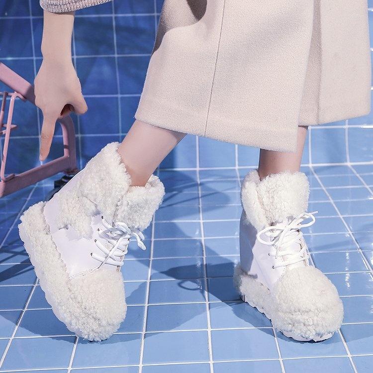 Boots Snow Women's 2023 Winter Wild Net Celebrity Platform Shoes Plus Velvet Warm Lamb Wool Cotton Short, Black
Boots Snow Women's 2023 Winter Wild Net Celebrity Platform Shoes Plus Velvet Warm Lamb Wool Cotton Short, Black