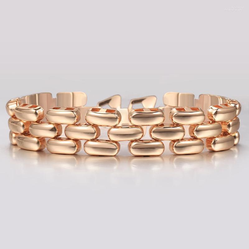Link Bracelets Trendy 585 Rose Gold Color Mesh For Women Girls Weave Wristband Bangle 20cm Fashion Jewelry Birthday Gifts DCB69
Link Bracelets Trendy 585 Rose Gold Color Mesh For Women Girls Weave Wristband Bangle 20cm Fashion Jewelry Birthday Gifts DCB69