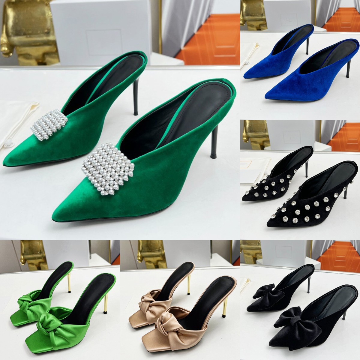 Moneta Suede Leather Sandals Heel Sandal Designer Women Mary Jane High Heels Top -Quality Ava Satin Platform Shoe, Colour 14
Moneta Suede Leather Sandals Heel Sandal Designer Women Mary Jane High Heels Top -Quality Ava Satin Platform Shoe, Colour 14