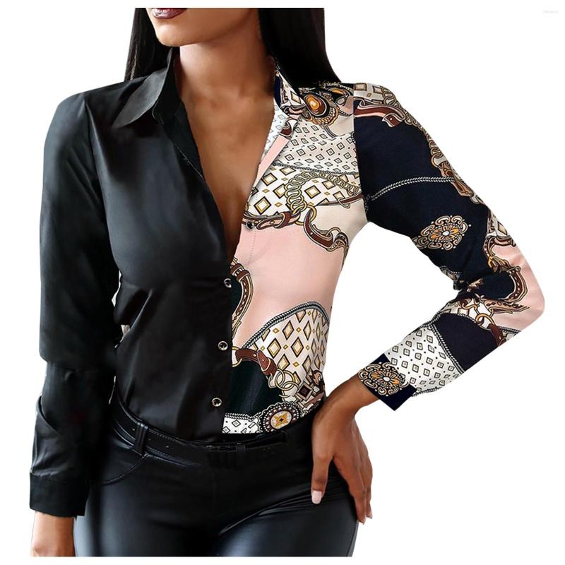 Women' Blouses Korean Fashion Colorful Patchwork Women Shirts Streetwear Clothes Button-down Long Sleeve Loose Collar Splice Top Blouse, Picture shown
Women' Blouses Korean Fashion Colorful Patchwork Women Shirts Streetwear Clothes Button-down Long Sleeve Loose Collar Splice Top Blouse, Picture shown