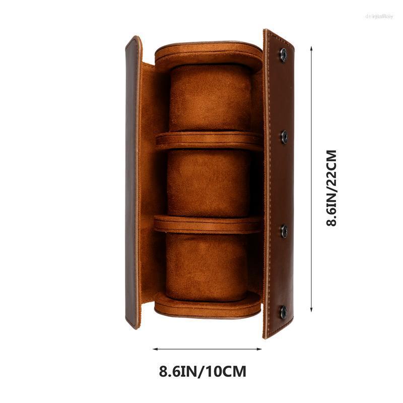 Watch Boxes Portable 3 Slots Storage Box Chic Vintage Case Holder Gift 
Watch Boxes Portable 3 Slots Storage Box Chic Vintage Case Holder Gift