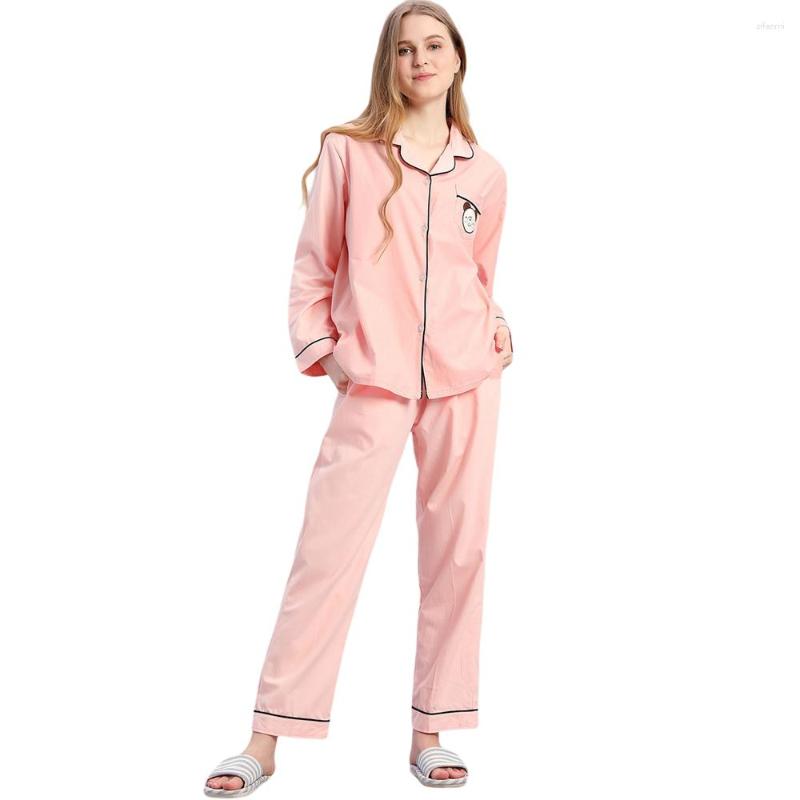 Women's Sleepwear Women Long-sleeved Pajamas Suits Ladies Spring And Summer Nightwear Set Cardigan Soft Cotton Solid Color Home Service, Picture shown
Women's Sleepwear Women Long-sleeved Pajamas Suits Ladies Spring And Summer Nightwear Set Cardigan Soft Cotton Solid Color Home Service, Picture shown