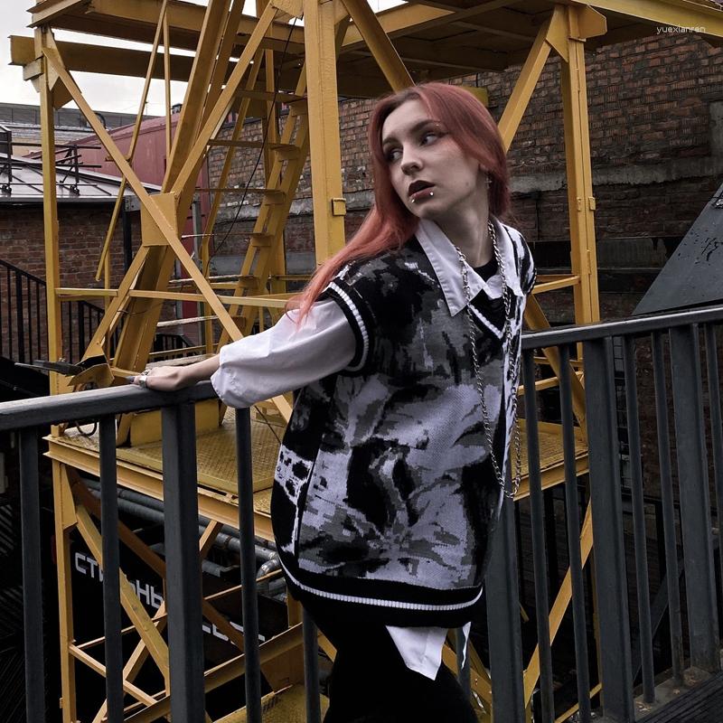 Women' Sweaters Streetwear Vintage Women' Pullover O-Neck Knitted Sweater Autumn/Winter Casual Loose Sleeveless V-Neck Junk Rock, Black
Women' Sweaters Streetwear Vintage Women' Pullover O-Neck Knitted Sweater Autumn/Winter Casual Loose Sleeveless V-Neck Junk Rock, Black