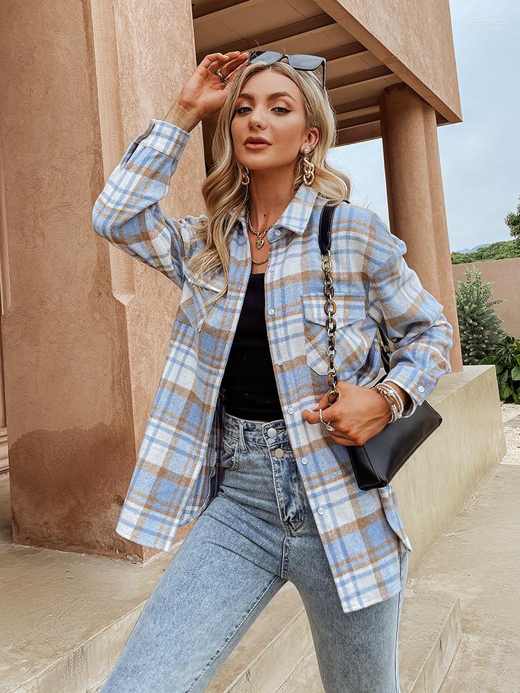 Women's Jackets Office Lapel Jacket Women Autumn Winter Casual Long Sleeve Female Top Coat Black White Fashion Business Shirt Camisa, Plaid red
Women's Jackets Office Lapel Jacket Women Autumn Winter Casual Long Sleeve Female Top Coat Black White Fashion Business Shirt Camisa, Plaid red