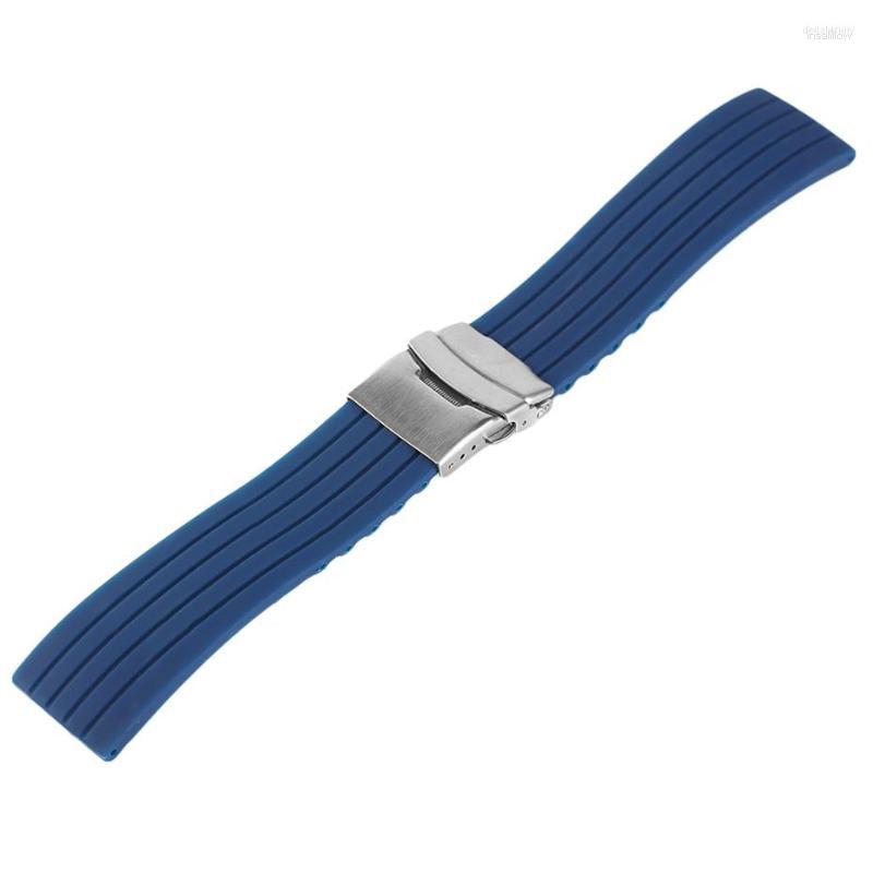 Watch Bands 20/22/24mm Blue/Orange Silicone Rubber Men Band Waterproof Folding Clasp With Safety Strap Watches Replacement Bracelet
Watch Bands 20/22/24mm Blue/Orange Silicone Rubber Men Band Waterproof Folding Clasp With Safety Strap Watches Replacement Bracelet