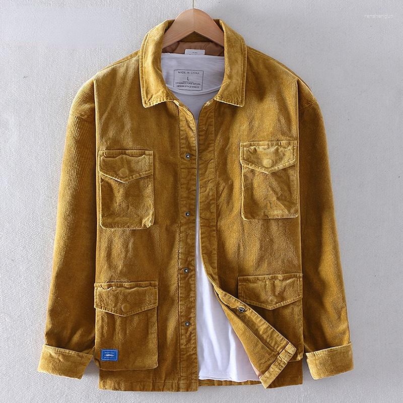 Men's Jackets Men Corduary Jacket Four Front Pockets Autumn Winter Outwear Casual Top Turn-down Collar Coat High Quality, Blue
Men's Jackets Men Corduary Jacket Four Front Pockets Autumn Winter Outwear Casual Top Turn-down Collar Coat High Quality, Blue