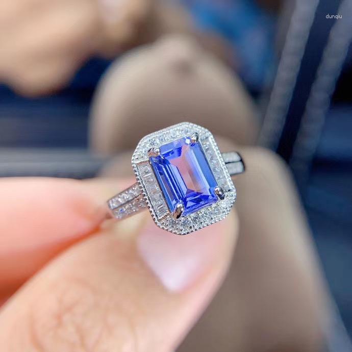 Cluster Rings Arrival Natural Real And Tanzanite Ring Wedding Engagement For Women 925 Sterling Silver
Cluster Rings Arrival Natural Real And Tanzanite Ring Wedding Engagement For Women 925 Sterling Silver
