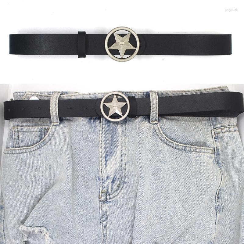 Belts Punk Adult Waist Belt With Adjustable Pentagram Buckle Waistband Jeans Skirt For Women Slimming Wholesale, Black
Belts Punk Adult Waist Belt With Adjustable Pentagram Buckle Waistband Jeans Skirt For Women Slimming Wholesale, Black