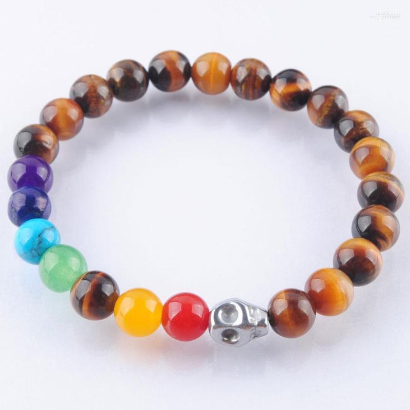 Strand Natural Tigers Eye Stone 8mm Round Beads Ghost Head Bracelets 7 Chakra Meditation Prayer Yoga Women JewelleryIK3177
Strand Natural Tigers Eye Stone 8mm Round Beads Ghost Head Bracelets 7 Chakra Meditation Prayer Yoga Women JewelleryIK3177