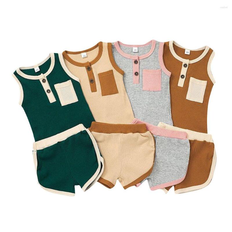 Clothing Sets 2023 Born Baby Clothes 2-Piece Outfit Set Sleeveless Solid Color Tops Shorts For Kids Boys Girls Two Piece Suit, Green
Clothing Sets 2023 Born Baby Clothes 2-Piece Outfit Set Sleeveless Solid Color Tops Shorts For Kids Boys Girls Two Piece Suit, Green