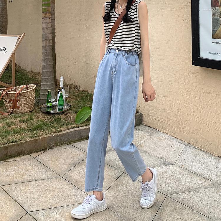 Women's Jeans N3277 Elastic High-waisted Skinny Women's Dad Nine-point Pants, White-1
Women's Jeans N3277 Elastic High-waisted Skinny Women's Dad Nine-point Pants, White-1