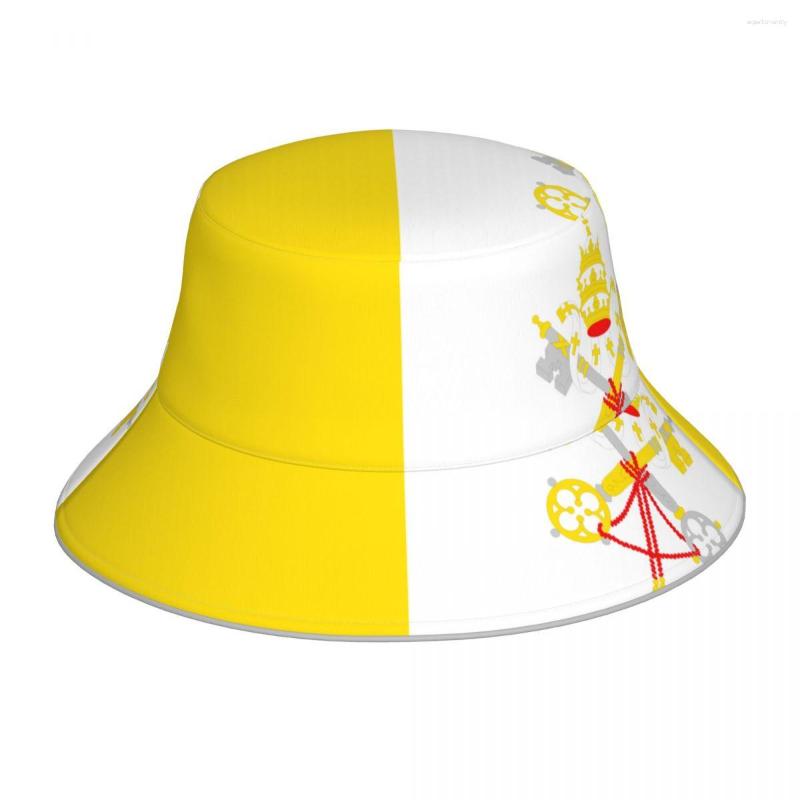 Berets Flag Of Vatican Reflective Bucket Hat Summer Hats Fisherman Foldable Women Men Sunscreen Shade Caps, Black
Berets Flag Of Vatican Reflective Bucket Hat Summer Hats Fisherman Foldable Women Men Sunscreen Shade Caps, Black