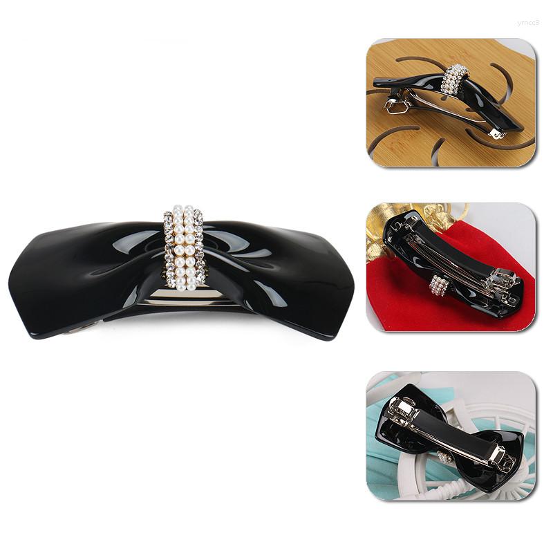 Hair Clips Buena Delicate Rhinestone Bowknot Clip Luxury Pearl Women Jewelry Acetate
Hair Clips Buena Delicate Rhinestone Bowknot Clip Luxury Pearl Women Jewelry Acetate
