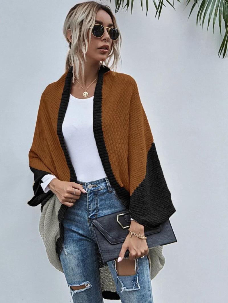 Women's Vests Trade Contrast Color Shawl Autumn And Winter Matching Knitted Cardigan Sweater Jacket
Women's Vests Trade Contrast Color Shawl Autumn And Winter Matching Knitted Cardigan Sweater Jacket
