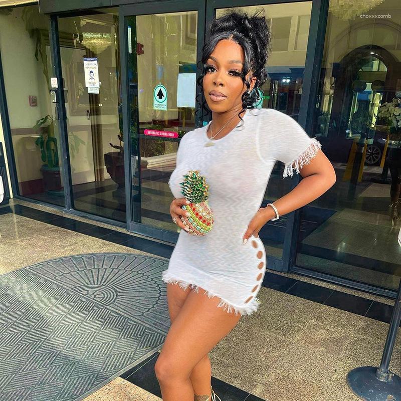 Casual Dresses Mesh Transparent Pure Color Short Skirt Round Neck Mini Dress Sexy Hollow Perspective Lace-up Sleeve Women, Black
Casual Dresses Mesh Transparent Pure Color Short Skirt Round Neck Mini Dress Sexy Hollow Perspective Lace-up Sleeve Women, Black
