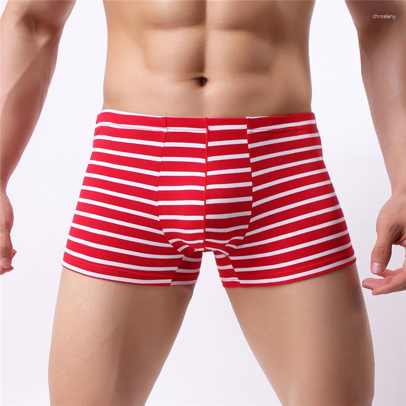 Underpants Sexy Men Stripe Cotton Underwear Man Boxers Shorts Panties Straight Four Angle Pants Comfortable Wholesale, Red
Underpants Sexy Men Stripe Cotton Underwear Man Boxers Shorts Panties Straight Four Angle Pants Comfortable Wholesale, Red