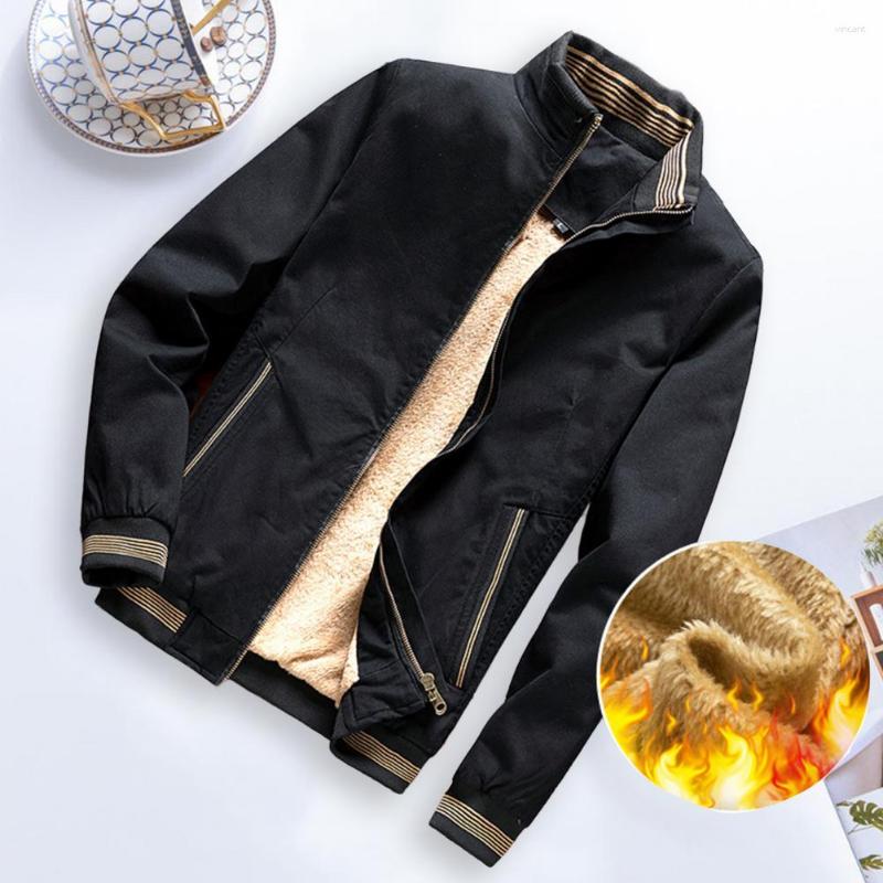 Men's Jackets Male Jacket Thickened Autumn Winter Warm Loose Fit Casual For Working, Black
Men's Jackets Male Jacket Thickened Autumn Winter Warm Loose Fit Casual For Working, Black