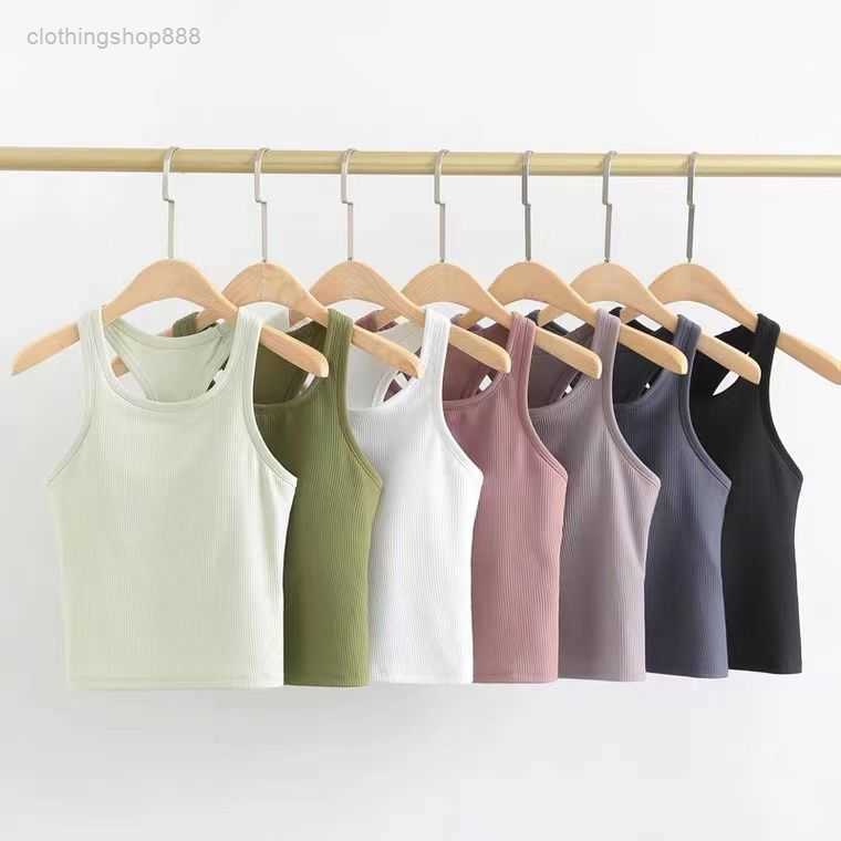 Lulus Tank Top Slim Fit Sleeveless Yoga Outfits Shirt Brushed Women Workout Sports with Padded Bra 2O2E
Lulus Tank Top Slim Fit Sleeveless Yoga Outfits Shirt Brushed Women Workout Sports with Padded Bra 2O2E