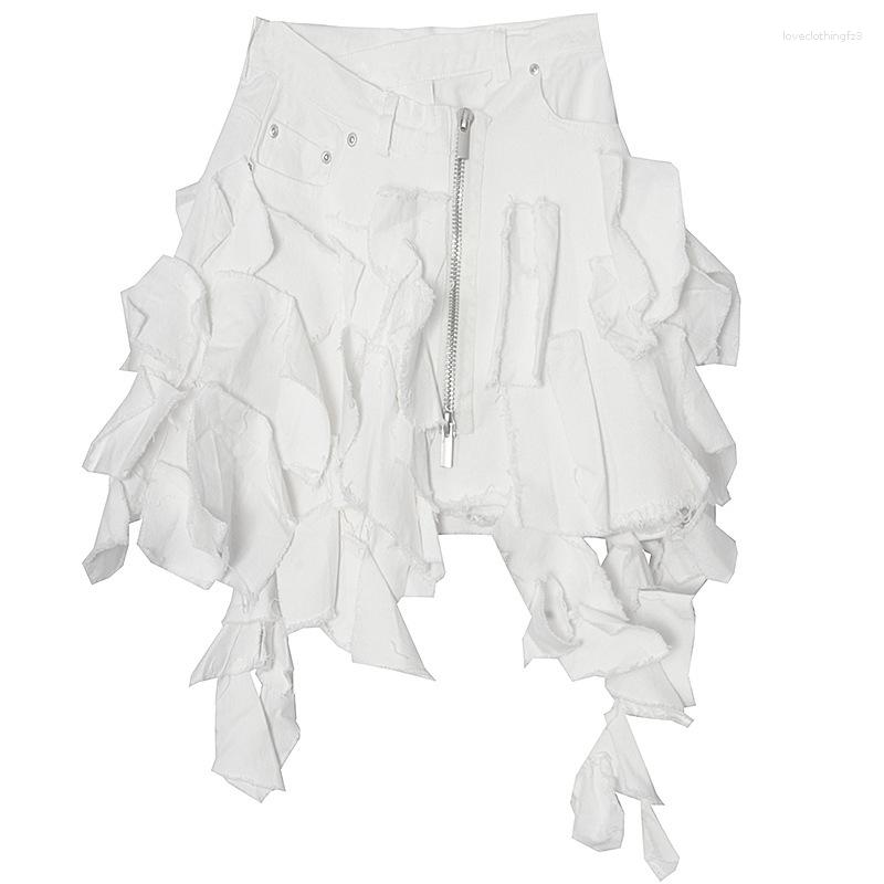 Skirts Johnature Summer Fashion Irregular Punk Style Women 2023 High Waist Zippers Denim All Match White Mini
Skirts Johnature Summer Fashion Irregular Punk Style Women 2023 High Waist Zippers Denim All Match White Mini