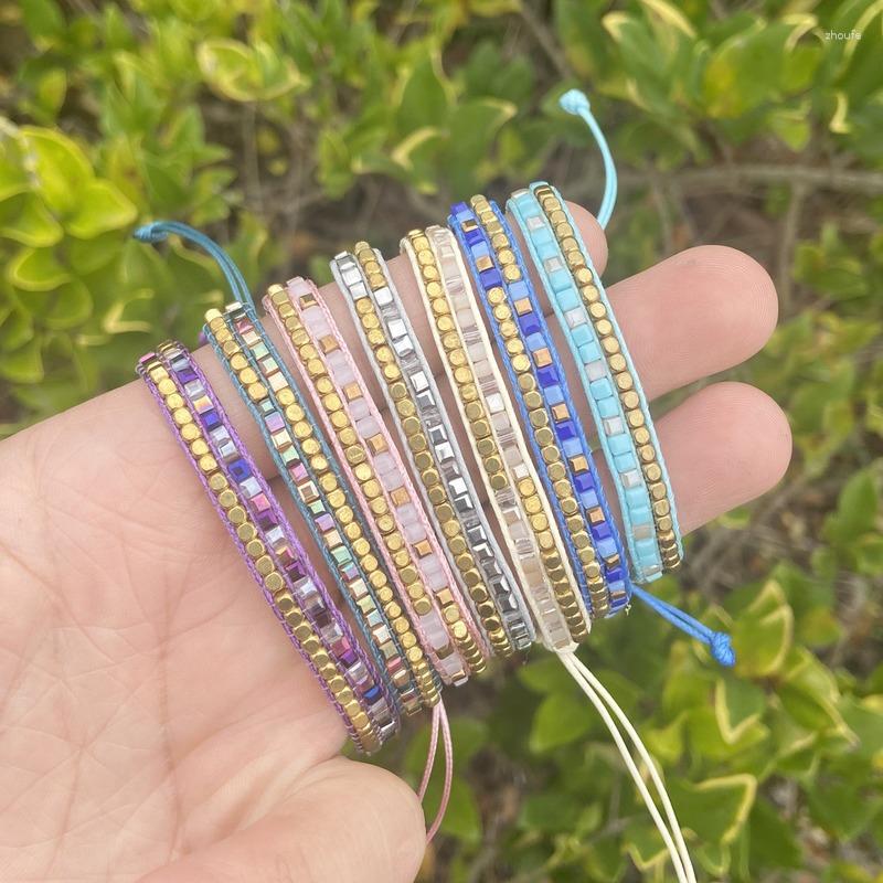 Charm Bracelets Bohemian Crystal Resin Braided Bracelet For Women Adjustable Boho Aesthehtic Girls And Ladies Jewlery
Charm Bracelets Bohemian Crystal Resin Braided Bracelet For Women Adjustable Boho Aesthehtic Girls And Ladies Jewlery