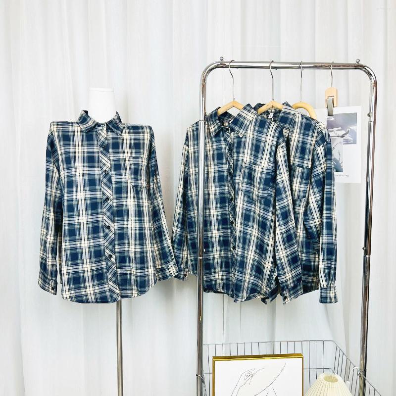 Women' Blouses Chic Causal Loose Ladies Shirts Women Plaid Winter Autumn Long Sleeve Mujer Blusas, Multi
Women' Blouses Chic Causal Loose Ladies Shirts Women Plaid Winter Autumn Long Sleeve Mujer Blusas, Multi
