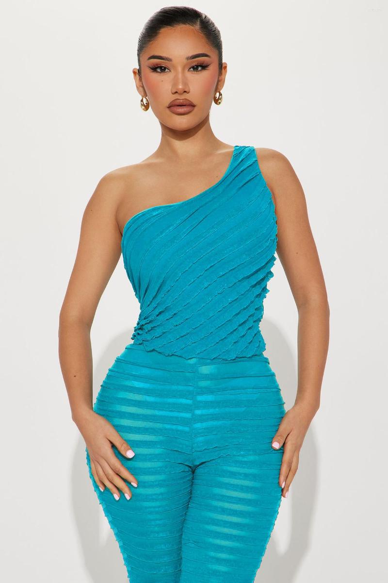 Women' Two Piece Pants CINESSD Commute Style 2023 Summer Sleeveless One-Shoulder Short Top Slim Fit Bootcut Two-Piece Set, Malachite blue
Women' Two Piece Pants CINESSD Commute Style 2023 Summer Sleeveless One-Shoulder Short Top Slim Fit Bootcut Two-Piece Set, Malachite blue