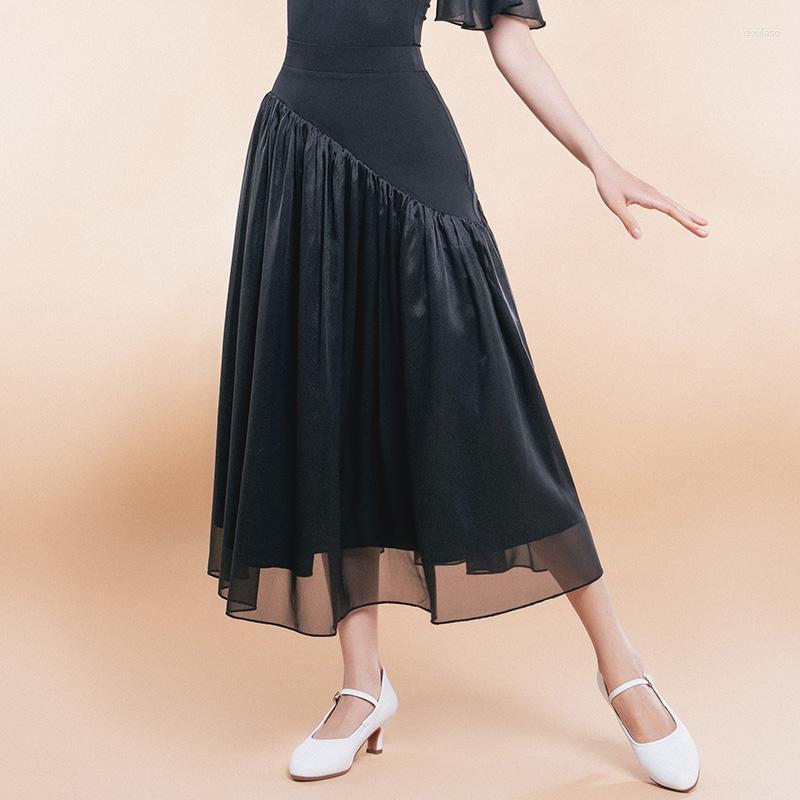 Stage Wear Women Ballroom Dance Skirt Tango Practice Clothes 3 Colors Standard Dancing Performance Adult Prom Waltz Dancewear YS4834, Black
Stage Wear Women Ballroom Dance Skirt Tango Practice Clothes 3 Colors Standard Dancing Performance Adult Prom Waltz Dancewear YS4834, Black